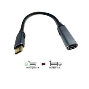 �y���������z Type-C to MiniDP (Mini Display Port) ���X�@�ϊ� �A�_�v�^ ���𑜓x�Ή� �T�|�[�g4K�o�� USB - C to Mini DP Mini DisplayPort���Xfor Apple Macbook�AChromebook Pixel Galaxy S8/Note 8�Ȃǂ�