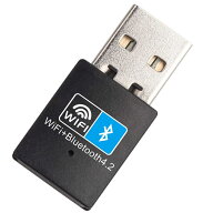 USB WiFiアダプタ +Bluetooth4.2 2in1 150Mbps WIFI 無線LAN子機 2.4G対応 無線規格 Windows11/10 高速通…