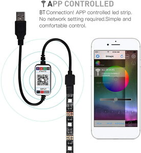 yz5M LED e[vCg APP USBd LEDerobNCgLbg RGB LEDe[v Px i h LEDe[vCg DC/5V`24V ʃe[v ԐڏƖ ʔ ledC~l[Vz
