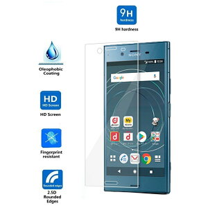 yzSony Xperia XZ1@softbank docomo SO-01K au SOV36 KX tیtB KXtB ώw  \ʍdx 9H ƊEŔ0.3mm̃KX̗p 2.5D EhGbWH tKX