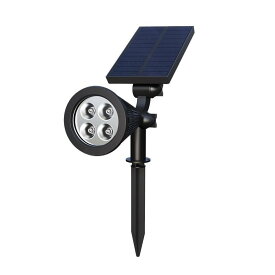 【送料無料】ソーラーライト LED ガーデンライト 防水 電池不要 屋外 庭などの照明用 180°角度調整可 LED スポットライト ガーデンライト