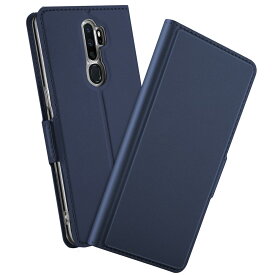 OPPO A5 2020 ケース 手帳型ケース カバー マグネット 定期入れ ポケット シンプル オッポ A5 スマホケース