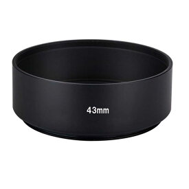 Canon Nikon sony Pentax 対応メタルタイプネジコミ式金属レンズフード 43mm レンズメタルフード 送料無料