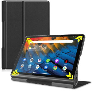 �y���������zYoga Smart Tab 10�C���`��p�ی�P�[�X �J���y�ʔ��^�X�^���h�����^ �X���� �P�[�X �J�o�[ ZA3V0031JP/ZA3V0052JP/Yoga Tab 5 YT-X705F