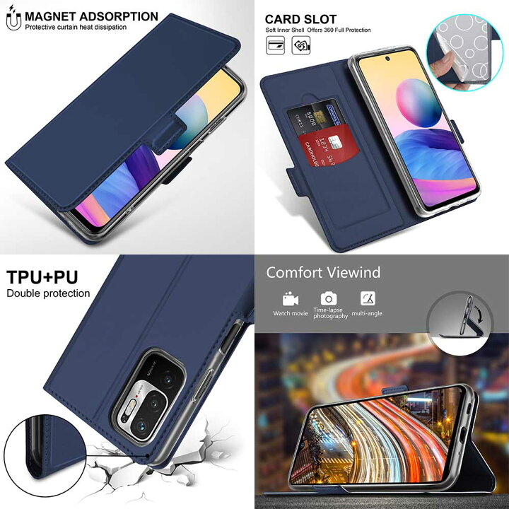 楽天市場 レッドミーredmi Note 10 Je Xig02 Redmi Note 10t スマホケース 手帳型ケース カバー マグネット 定期入れ ポケット シンプル スマホケース レッドミー ノートテン Pcatec