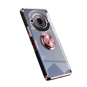 AQUOS R8 pro SH-51D R8 SH-52D �\�t�g�P�[�X�����O TPU�ی�P�[�X�E�J�o�[ �P�[�X�����O�X�^���h�ϏՌ� �X�^���h�@�\�t�� 360��] �A�N�I�X �A�� �G�C�g