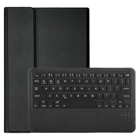 ドコモdtab d-51F / Lenovo Tab K11 Gen2 11inch用 SoftBank Lenovo TAB8 用11インチ 超薄レザーケース付き タッチパッド Bluetooth キーボード兼スタンド兼カバー US配列 脱着式 スタンド機能 全面保護　リモートワーク最適 在宅勤務 送料無料