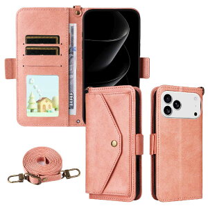 iPhone16e / 16 / 16 Pro / 16 Plus / 16 Pro Max iPhone17e / 17 / 17 Pro / 17 Air / 17 Pro Max �P�[�X �蒠�^ �V�����_�[ �X�g���b�v �|�P�b�g���[ ���U�[�P�[�X ���z ������ ��|�� �΂ߊ|�� �����Ղ�J�[�h���[ ��