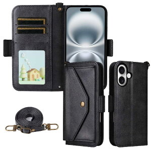 iPhone16e / 16 / 16 Pro / 16 Plus / 16 Pro Max iPhone17e / 17 / 17 Pro / 17 Air / 17 Pro Max �P�[�X �蒠�^ �V�����_�[ �X�g���b�v �|�P�b�g���[ ���U�[�P�[�X ���z ������ ��|�� �΂ߊ|�� �����Ղ�J�[�h���[ ��