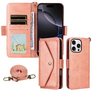 iPhone16e / 16 / 16 Pro / 16 Plus / 16 Pro Max iPhone17e / 17 / 17 Pro / 17 Air / 17 Pro Max �P�[�X �蒠�^ �V�����_�[ �X�g���b�v �|�P�b�g���[ ���U�[�P�[�X ���z ������ ��|�� �΂ߊ|�� �����Ղ�J�[�h���[ ��