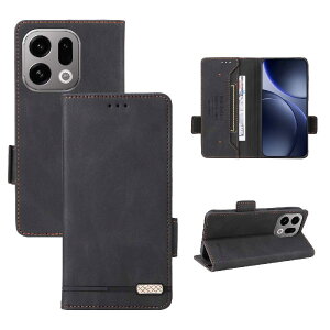 OPPO Find X9 CPH2797 OPG07 �P�[�X �蒠�^ �}�O�l�b�g ���킢�� �X�}�z�P�[�X PU���U�[�J�o�[ �蒠 �P�[�X �ϏՌ� �}�O�l�b�g �x���g ������� �|�P�b�g �S�ʕی� �t���ی� ������G�� �V���v�� �I�b