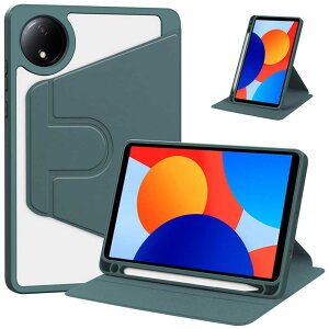 360�x��] xiaomi redmi Pad SE8.7�C���`�@�X�}�[�g�J�o�[ �c�u�� ���u�� ��G�� �ϏՌ� ���� �y�ʃJ�o�[�X�^���h �w�ʓ����J�o�[ �N���A PU���U�[�V���I�~ ���b�h�~�[ �p�b�h �G�X�C�[ 8.7�C���`