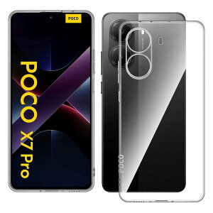 Xiaomi POCO X7 Pro p / POCO F7 Prop P[X Jo[ TPU \tgP[X TPUیP[X ϏՌ NAP[X VI~ POCO X7 Pro C菝ی wh~ ی