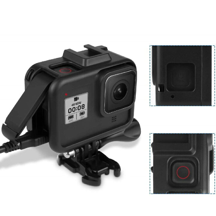 楽天市場】【送料無料】GoPro HERO8 Black用 フレームケース スポーツ 
