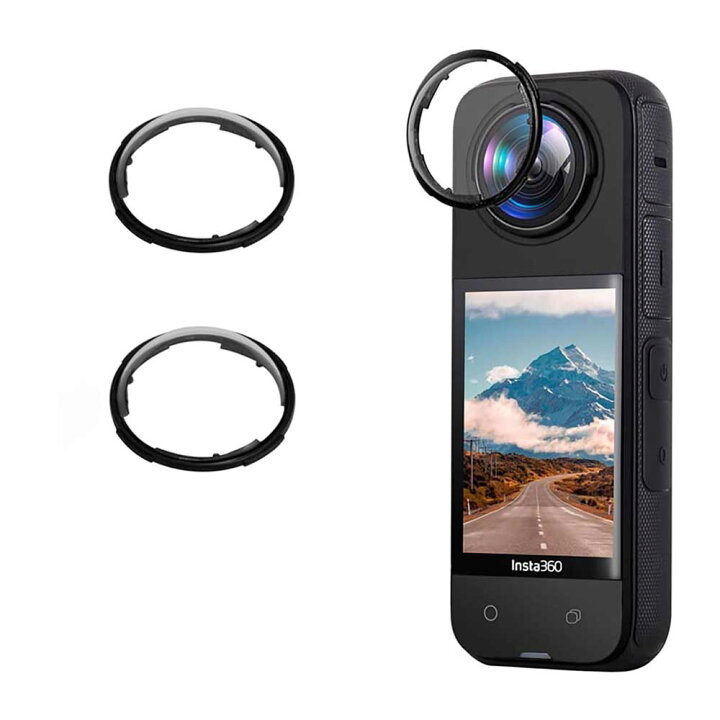 楽天市場】Insta360 X3用 Insta360 X4用 粘着式レンズガード パノラマ 