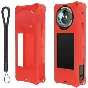 Insta360 X5 �A�N�V�����J���� �p�ی�V���R�� �J�o�[�{�����Y�L���b�v ����~�� �S�ʕی� �h���h�o �y�� �[�d�\ �ϏՌ��� �\�t�g �C���X�^360 X5 �p�m���}�J�����ی�P�[�X�y�{�̃J�o�[�{��