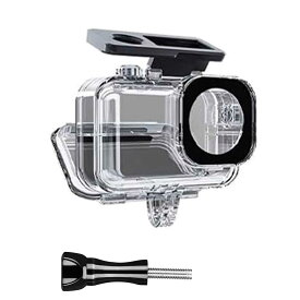DJI Osmo Action4/Osmo Action3 防水ケース 水中撮影 防水ハウジングケース ダイブハウジング 水深ダイビング 防水防塵保護ハウジング ダイビング保護シェル 防水深さ45M 潜水ケース 耐圧性、落下防止 取付け簡単 ダイビング保護カバー アクションフォー