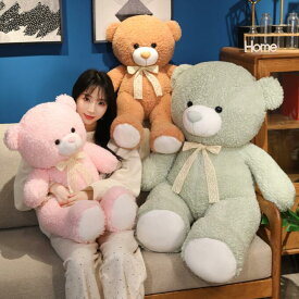 送料無料 ぬいぐるみ 特大 クマ ぬいぐるみ お誕生日 くま ぬいぐるみ 大 クマ 大きい ぬいぐるみ 手触りふわふわ 抱き枕 女性 母の日 クリスマス 彼女 ギフト 贈り物 女の子 店飾り 巨大 ぬいぐるみ おもちゃ100cm/120cm/140cm/160cm/180cm
