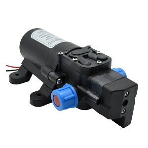ウォーターポンプ 60W DC 12V 電磁 散水 ポンプ 汲み上げ 汎用 小型 ダイヤフラム 式 【送料無料・一部地域除く】
