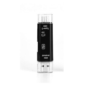 Type-C X}z SD J[h[_[ USB [ MicroSD android AhCh ^ubg ʐ^  ]@ǂݏtecc-nakareader