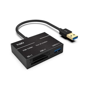 @XQDJ[h[_[ SDJ[h[_[ USB3.0 5Gbps J[J[ tecc-xqcreader