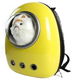 ペットバッグ 宇宙船カプセル型 リュック 犬猫兼用 ペット専用バッグ ネコ 犬 ペット用品　ハードタイプ TEC-SPACATBAGD