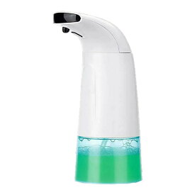 非接触　ソープディスペンサー 自動 泡 センサー ハンドソープ 250ML 洗面所 キッチン トイレ バスルーム 赤外線 細菌 風邪 対策 防止 オフィス　tecc-awasoap02