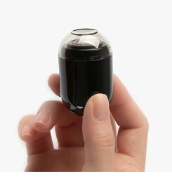 【複数割引対象品】超小型 USB ミニシェーバー メンズ レディース　毎分6500回転　持ち運び 旅行用 出張 回転式 tecc-minishaver