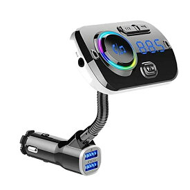 Bluetooth 車載 FMトランスミッター 無線 ワイヤレス スマホ ブルートゥース音楽再生 USB 充電器 カーチャージャー シガーソケット tecc-fmtm