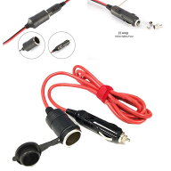 シガーソケット 延長ケーブル 1.8m 車載 DC電源 12V 24V キャップ付 ランプ ライト シガーアダプター用 …