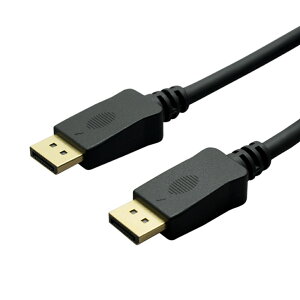 4K�Ή� DisplayPort �P�[�u�� 1.8m MCO �~���V DP-18/BK DisplayPort�𓋍ڂ����@�퓯�m��ڑ� �ő�4K�𑜓x( 3840 × 2160 60Hz )�o�͂ɑΉ�