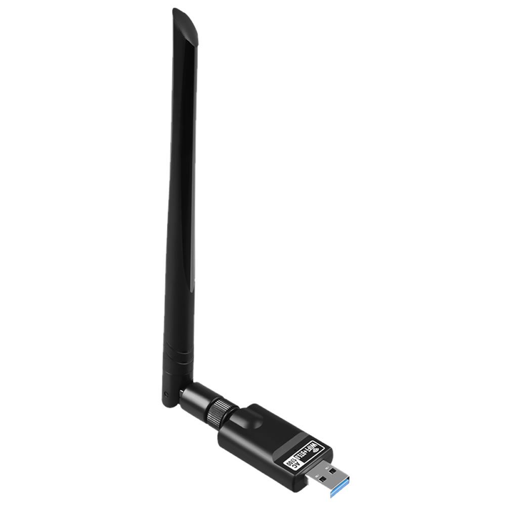 超高速通信安定信号 無線LAN 子機 アンテナ 親機 Wi-Fi Bluetooth5.0 2in1 アダプタ usb wifi 高速 1300Mbps USB3.0 el-mlankoki