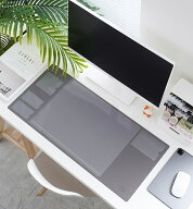 万能デスクマット マウス対応 大きい 滑り止め 傷防止 オフィス 学習机 大判 80×32cm メモ 収納ポケット…