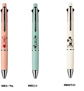限定 ディズニー ジェットストリーム 多機能ペン 4&1 ボール径 0.5mm 芯径 0.5mm インク色 黒、赤、青、緑 三菱鉛筆 MSXE5-1600D-05 ミニーマウス ミッキーマウス