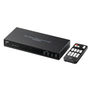 4��ʃr�f�I�E�H�[���R���g���[���i4K�Ή��j�T�����T�v���C VGA-PHD4VWC 1��HDMI�f�����ő�4��̃f�B�X�v���C��4�����\��