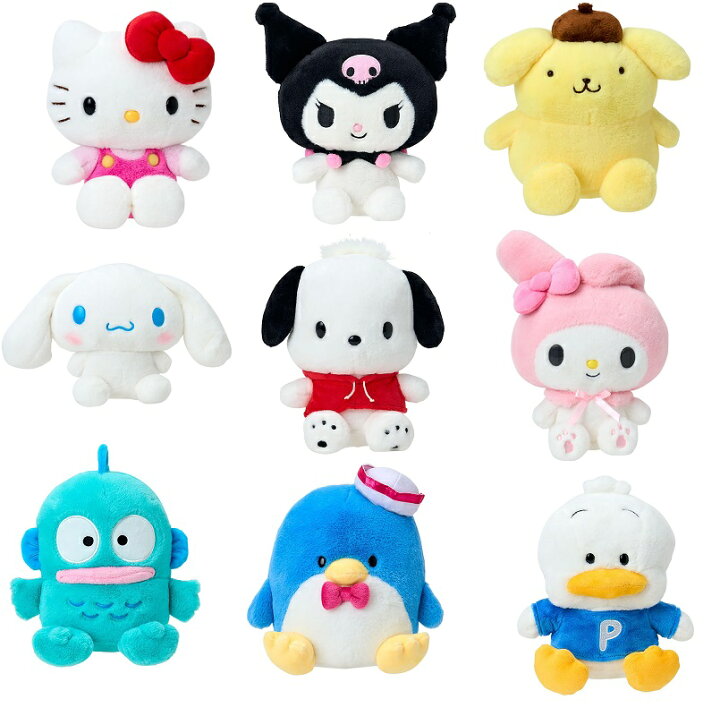 楽天市場】サンリオ キャラクターズ SANRIO ぬいぐるみ Mサイズ ハロー 