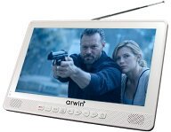 ARWIN 10.1インチ 防水テレビ 地デジ ポータブル Android搭載 テレビ＆ラジオ・メディアプレイヤー ホワ…