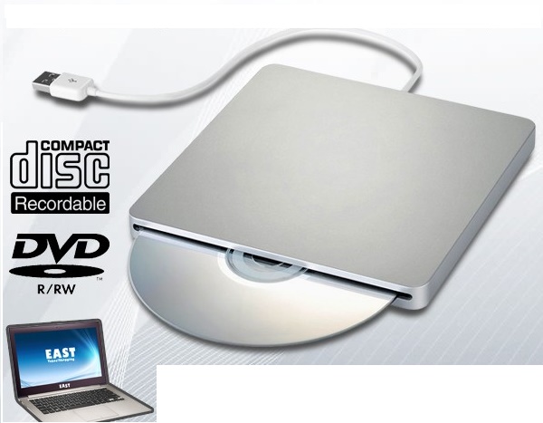 Windows10 11対応　USB2.0 スリム　DVDドライブ スロットイン 外付け パソコン用DVDプレーヤー DVD RW CD 高速24X 読み書き対応　TEC-RINGODRIVED
