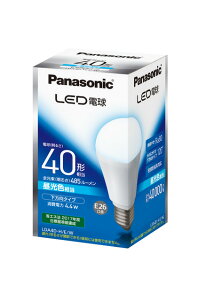 Panasonic�@�p�i�\�j�b�N LED �������` LDA4D-H/E/W �����F LED�d�� ���邳30�^���� E26�����@LDA4DHEW