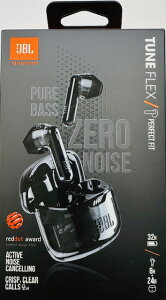 JBL TUNE FLEX GHOST ���C�����X�C���z�� bluetooth 2�E�F�C���� �m�C�Y�L�����Z�����O IPX4 JBLTFLEXGBLK �u���b�N