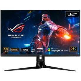 PG32UQ [ゲーミングモニター ROG Swift PG32UQ 32インチ/4K/144Hz/HDMI 2.1,DP/IPS/1ms/DisplayHDR 600/量子ドット技術/PS5/3年保証]