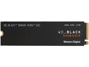 Western Digital EGX^fW^ WDS100T2X0E [ WD BLACK M.2 SSD  1TB NVMe PCIe Gen4 x4 (ǎő 7300MB/s ݍő 6300MB/s) Q[~O PC [J[ۏ5N ] SN850X