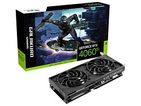 玄人志向 GALAKURO GAMING GG-RTX4060Ti-E8GB/OC/DF [PCIExp 8GB]