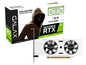 玄人志向 GK-RTX3050-E6GB/WHITE/LP [PCIExp 6GB]