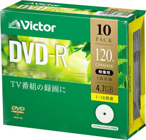 VICTOR VHR12JP10J1 [DVD-R 16�{�� 10���g]