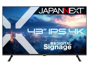 �y2�N�ۏ؃��f���zJAPANNEXT 43�C���` IPS�p�l������ 4K(3840x2160)�𑜓x USB�������Đ��Ή� ��^�t�����j�^�[ JN-IPS43U-M