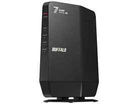 BUFFALO Wi-Fi 7(11be)対応デュアルバンドWi-Fiルーター 5764+688Mbps AirStation WSR6500BE6P-BK [ブラック]
