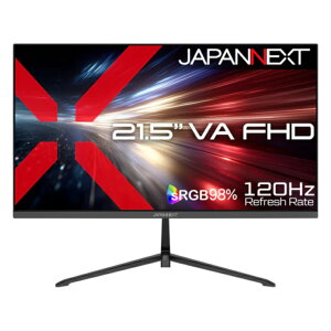 JAPANNEXT�i�W���p���l�N�X�g�j 21.5�C���` VA�p�l������ 120Hz/1ms(MPRT)�Ή� �t��HD(1920x1080)�𑜓x �t�����j�^�[ JN-215V120F