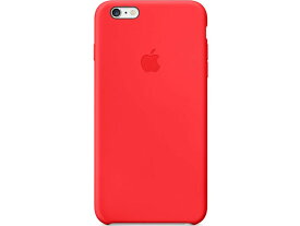 【中古】【未開封・未使用・箱破損あり】Apple シリコンケース MGRG2FE/A [(PRODUCT) RED] for iPhone 6 Plus（返品不可商品）