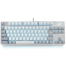 ASUS ゲーミングキーボード ROG Strix Scope NX TKL Moonlight White「X806」 ホワイト/グレー ROG/STRIX/SCOPENX/ML/NXRD/JP [有線 /USB]日本語配列